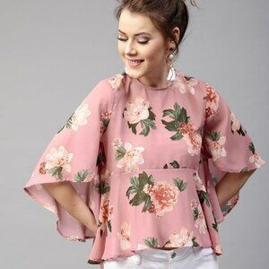 Pink Floral Top
